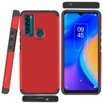 TCL MetKase Original ShockProof Case Cover - Flame Scarlet For TCL 20 XE