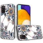 Samsung ART IMD Chrome Beautiful Design ShockProof Case Cover - Floral F, For Samsung Galaxy A03s 2022