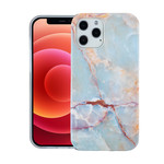 Glitter Marble Hard TPU  (Open Camera Hole) - Oceanic Marble For iPhone 12 & iPhone 12 Pro
