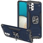 Samsung Robust Magnetic Kickstand Hybrid Case Cover - Blue For Samsung A53 5G