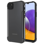 Samsung Slick Transparent Alloy Case for Samsung  A13 5G Retail Packaging Clear / Black