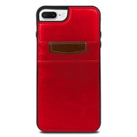 Protective Case Vertical Wallet With 2 Card Slots For iPhone 7/8 Plus