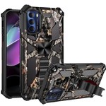 Motorola Machine Design Magnetic Kickstand Case Cover - Camo Army For Moto G 5G 2022