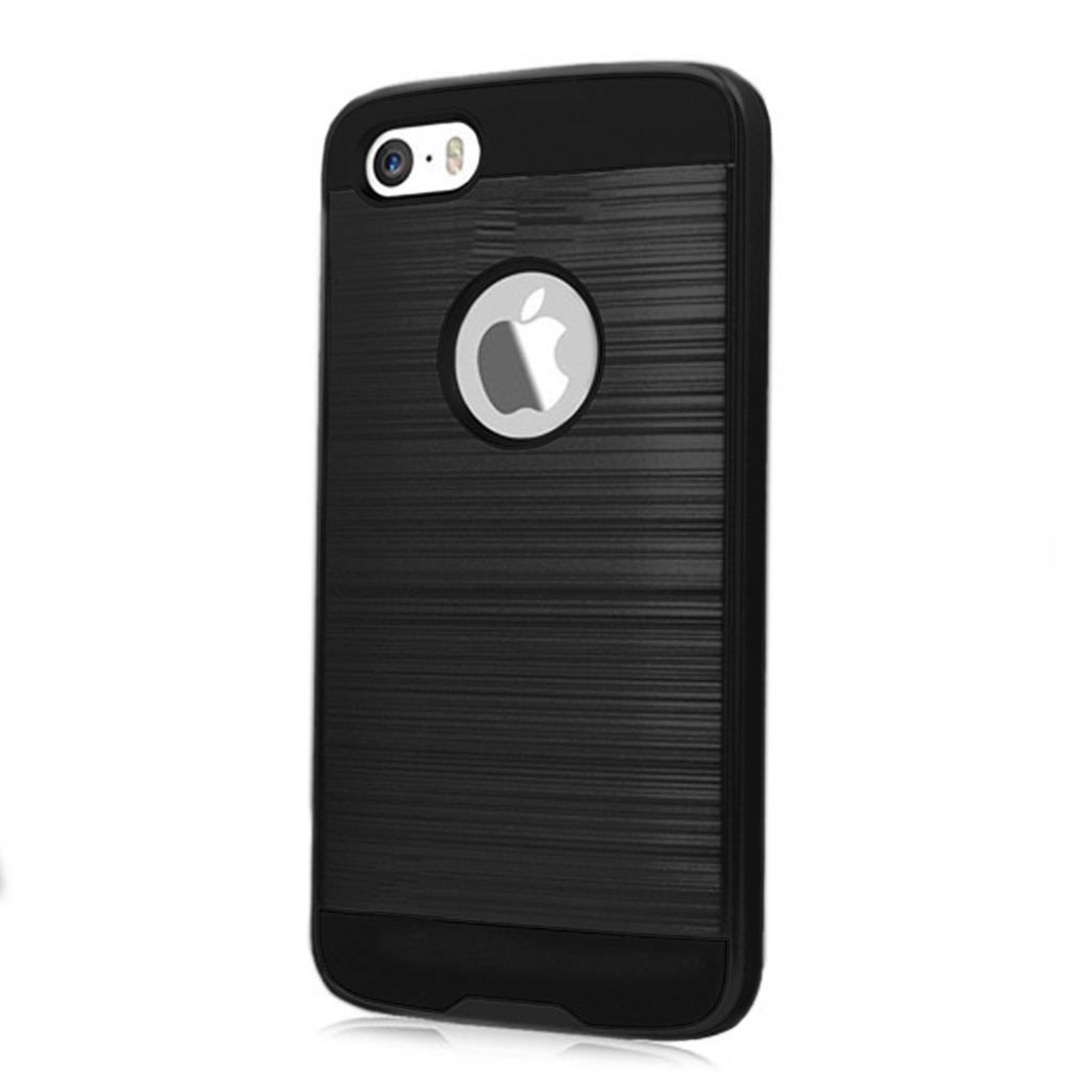 PC TPU Metallic Brushed Design Case for iPhone 5/5S/SE