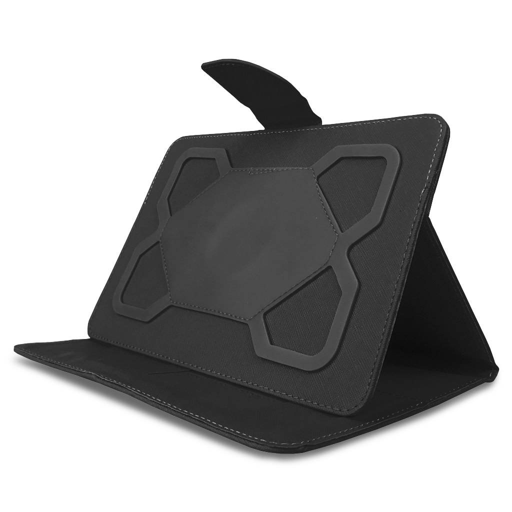 Universal 10 Inch Tablet Solid PU Leather Wallet Case with 2 Credit