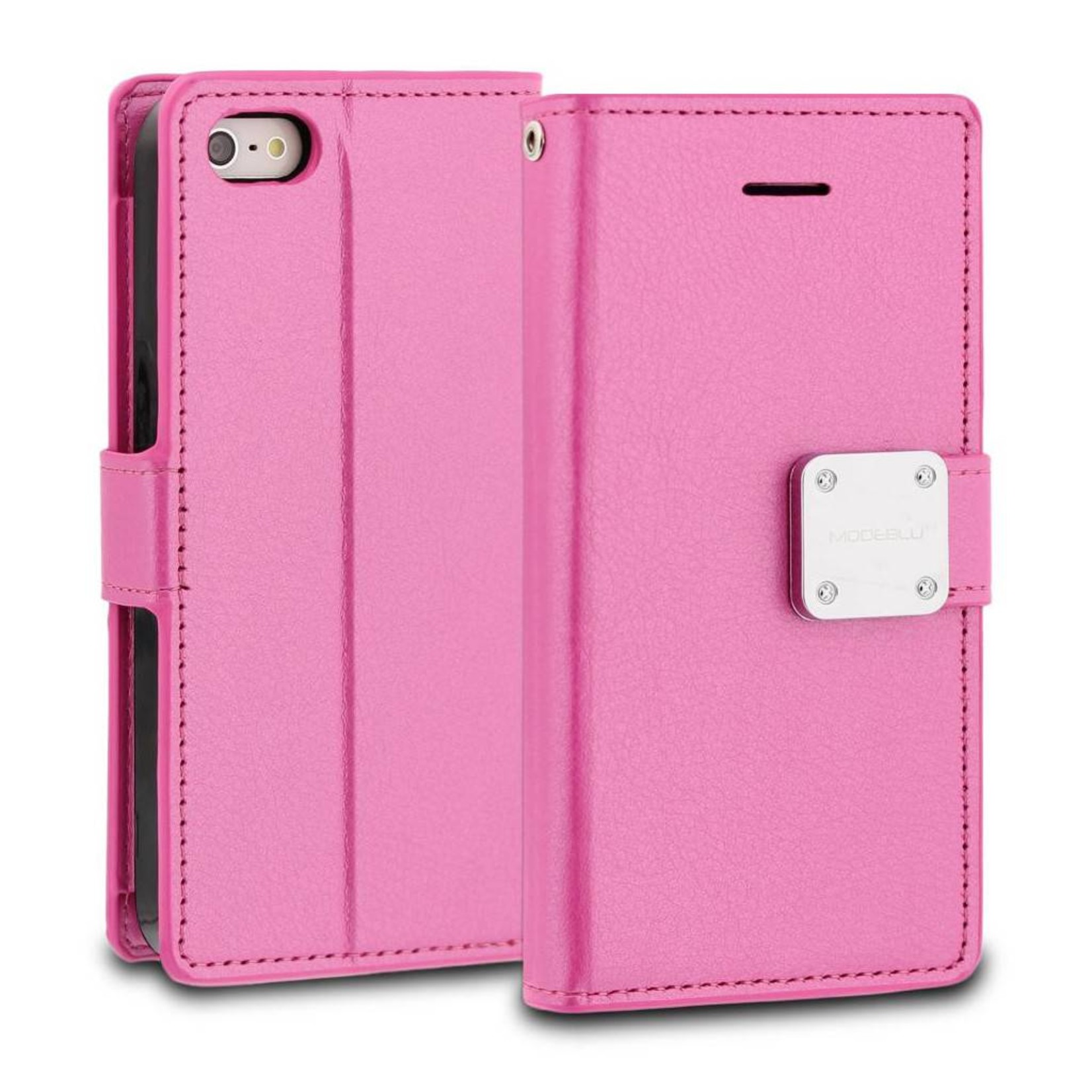 ModeBlu PU Leather Wallet MB Mode Diary Case for iPhone 5/5S/SE