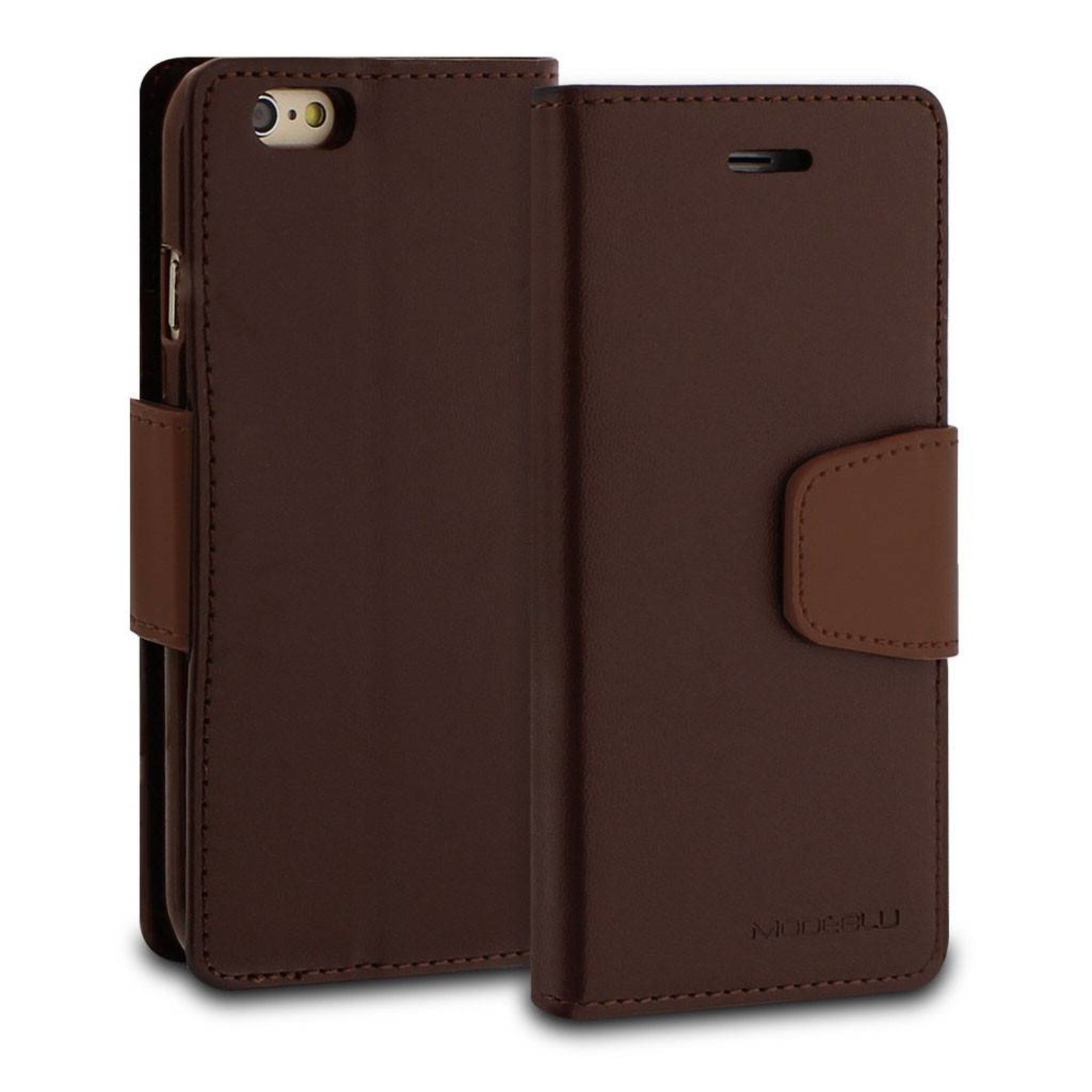 ModeBlu PU Leather Wallet Classic Diary Case for iPhone 6/6S Plus