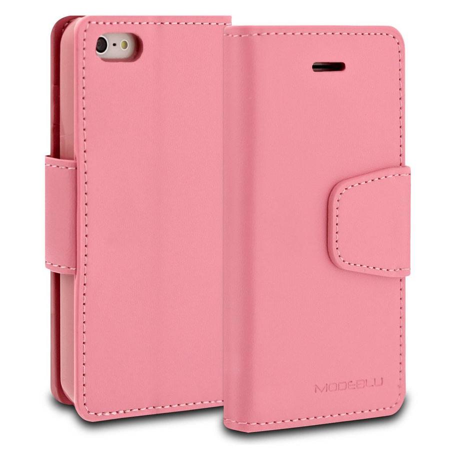 ModeBlu PU Leather Wallet Classic Diary Case for iPhone 5/5S/SE