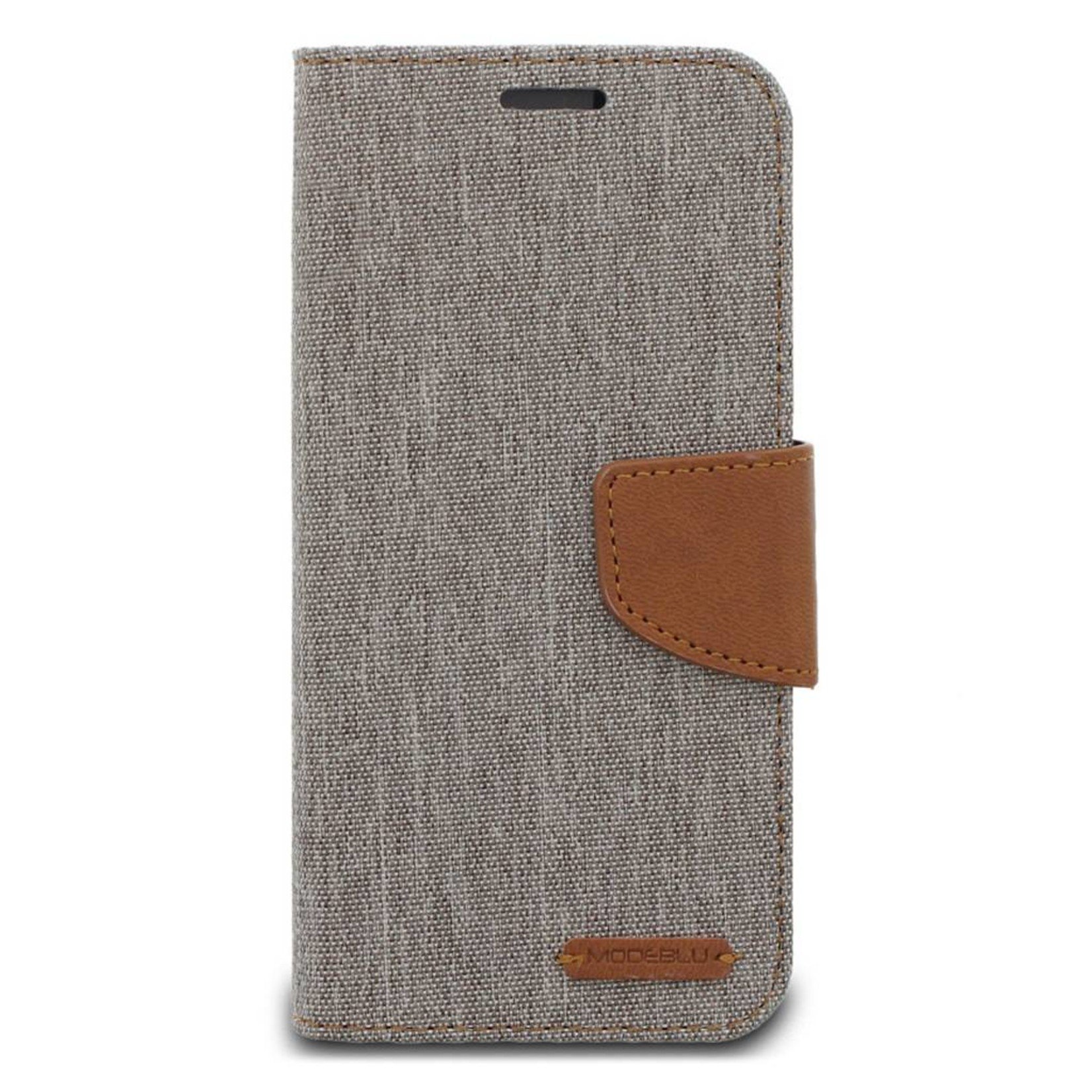 ModeBlu Canvas Wallet Pocket Diary Case for Galaxy S9 Plus