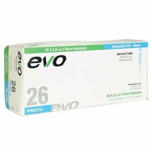 EVO EVO, Thorn Resistant/Removable Core, Inner tube, PV, 48mm, 26x2.00-2.40