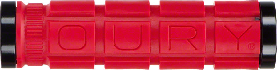 Oury Grips Oury Grips, Lock-On, Grips, 127mm, Red, Pair