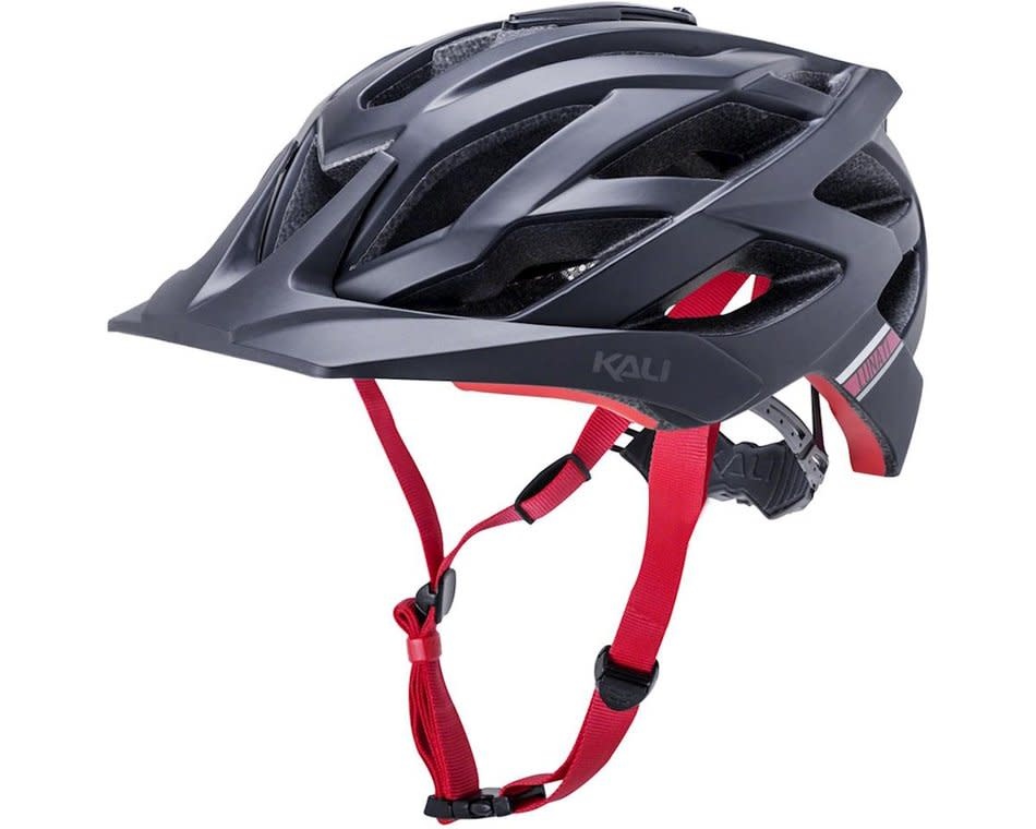 KALI Lunati Enduro Helmet, Blk/Red - L/XL