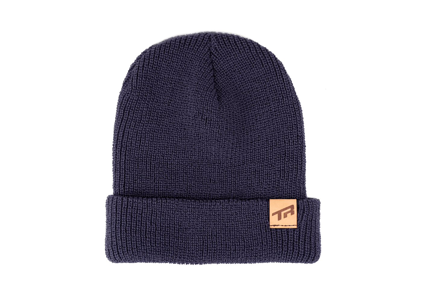 Transition TBC - Beanie Hat: TR Leather Tag (Midnight Blue)