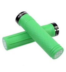 Gusset S2 Clamp-On Grips, Green - Pair
