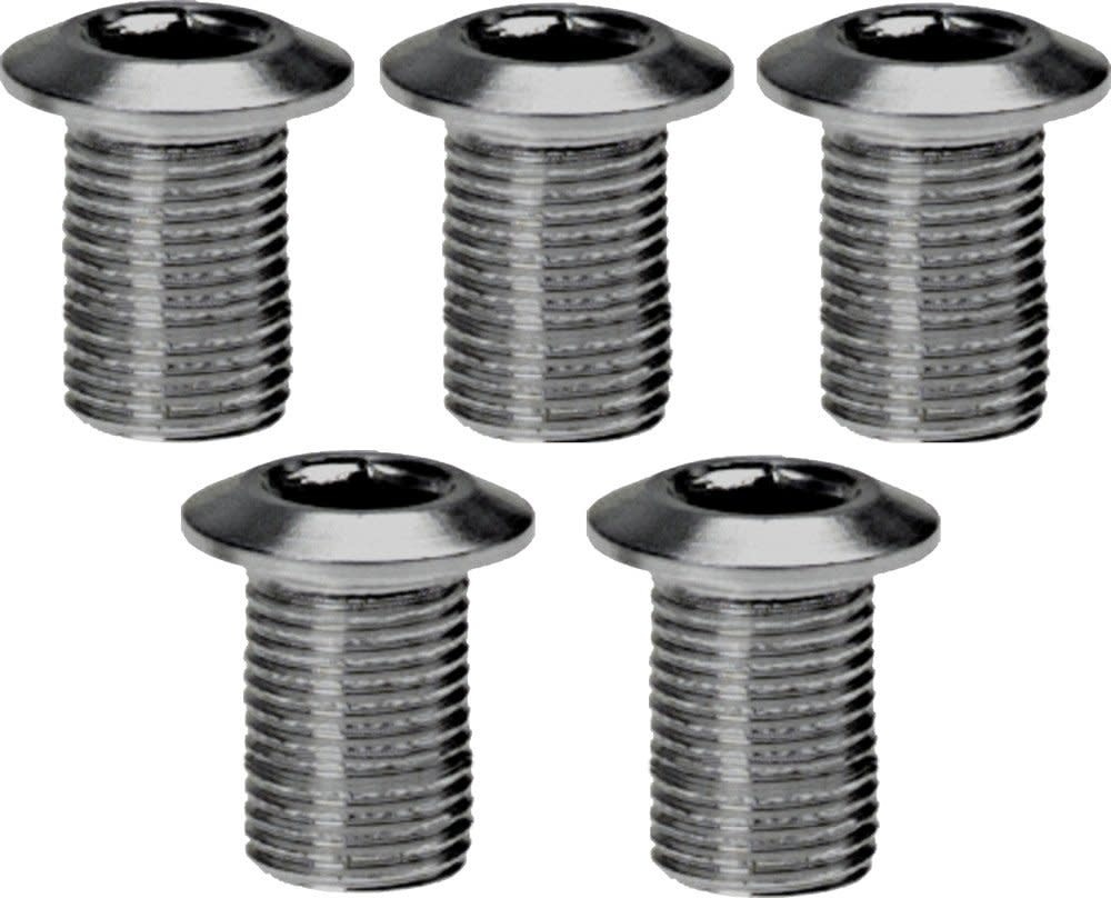 Problem Solvers Problem Solvers 12.5mm Inner Chainring Bolts Silver Chromoly