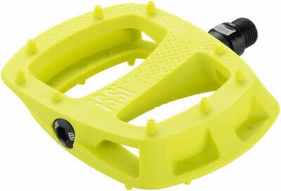 iSSi iSSi Thump Pedals - Platform, Composite, 9/16", Yellow, Small