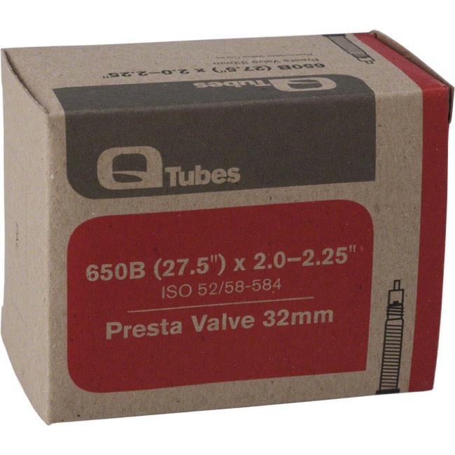 Q-Tubes Q-Tubes 27.5 584mm 2.0-2.25" 32mm Presta Valve Tube