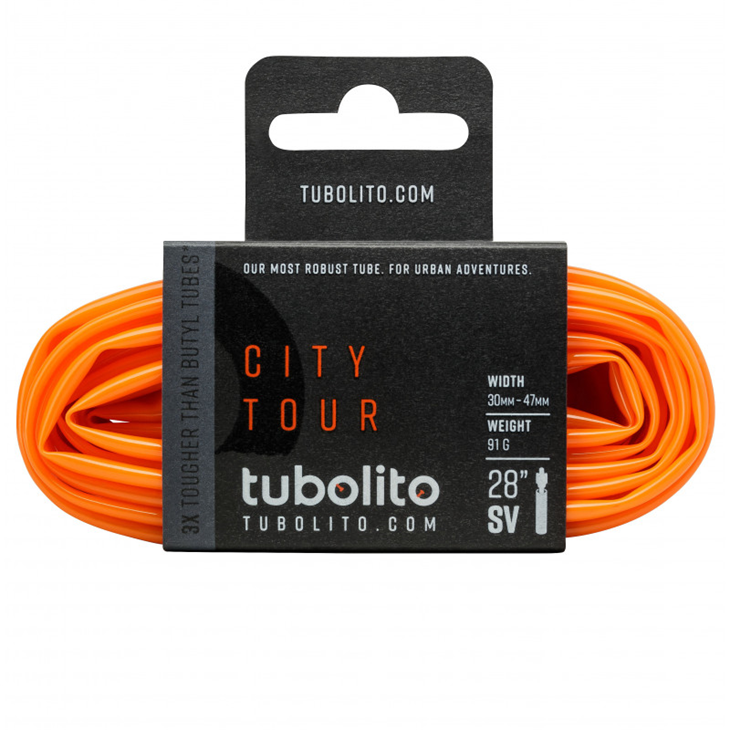 tubolito Tubolito Tubo City/Tour 700 x 30-47mm Tube - 42mm Presta Valve, Disc Brake Only