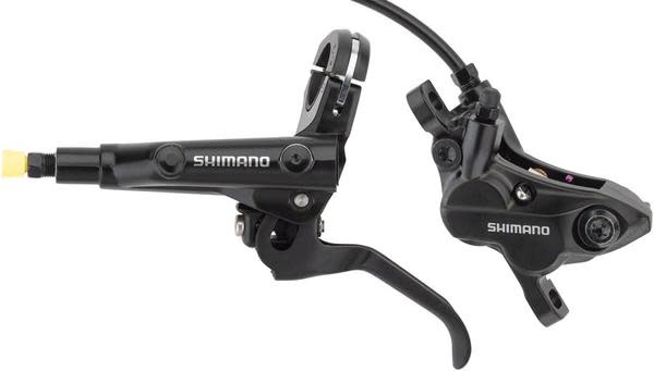 Shimano Shimano Deore BL-MT501/BR-MT520 Disc Brake and Lever - Front, Hydraulic, Post Mount, Black