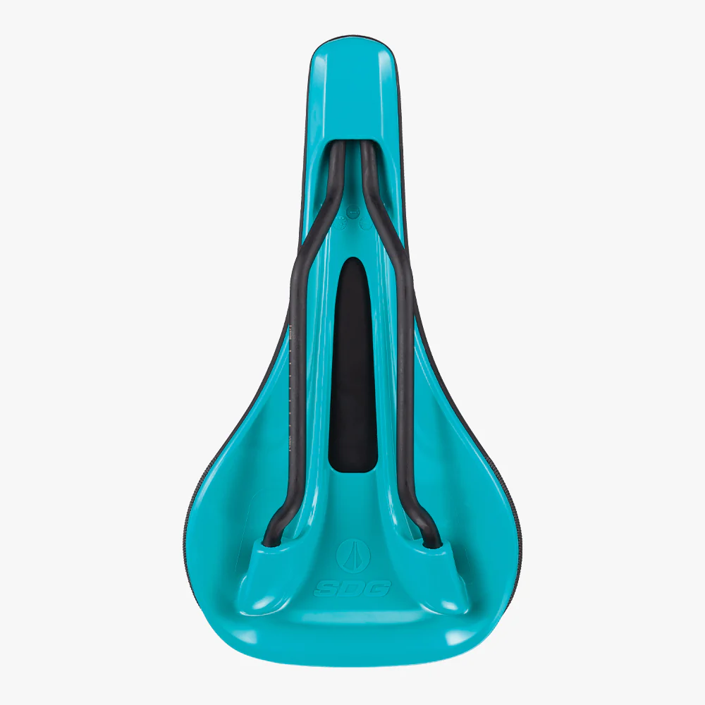 SDG SDG Bel Air V3 Saddle - Lux Rails, Turquoise/Black