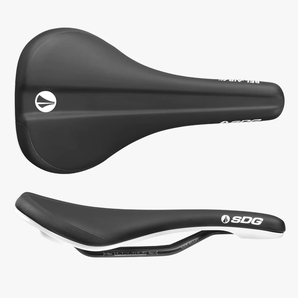 SDG SDG Bel-Air V3 Saddle, Lux-Alloy Rails, White