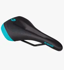 SDG SDG Allure V2 Saddle, Lux-Alloy Rails, Black/Turq