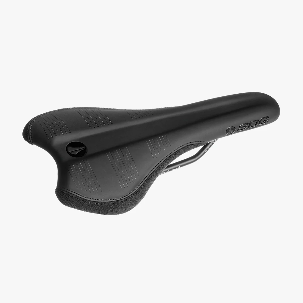 SDG Radar Mtn Saddle, Ti-Alloy Rails - Black