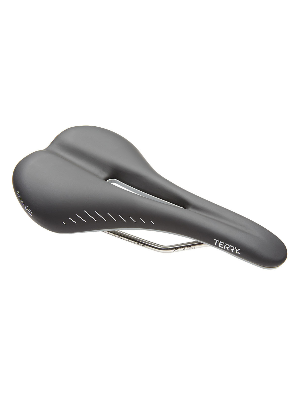 Terry Terry Raven Ti Gel Saddle - Titanium, Black