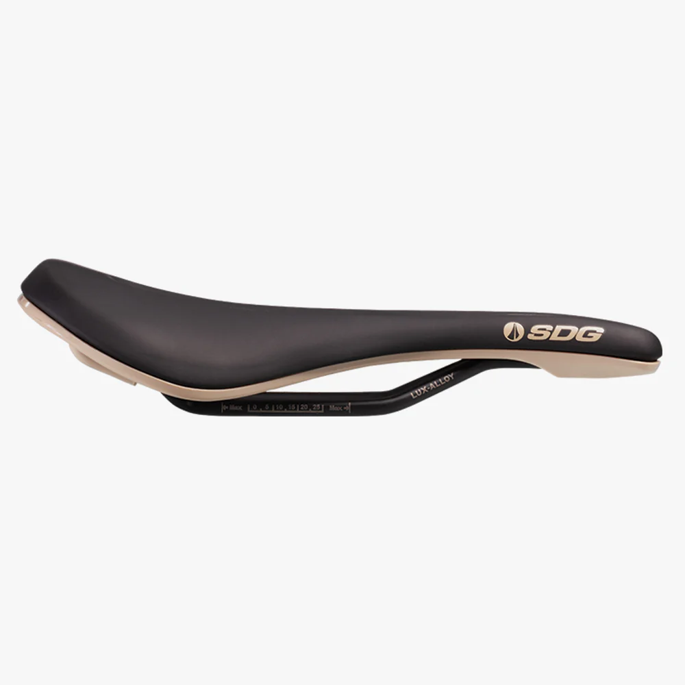 SDG SDG Bel-Air V3 Overland Saddle, Lux-Alloy Rails, Black/Tan