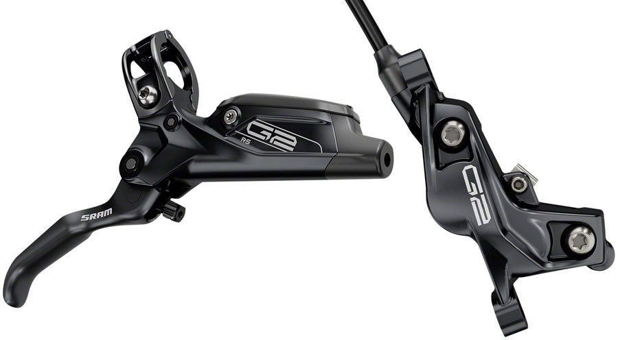 SRAM SRAM G2 RS Disc Brake and Lever - Front, Hydraulic, Post Mount, Diffusion Black Anodized, A2