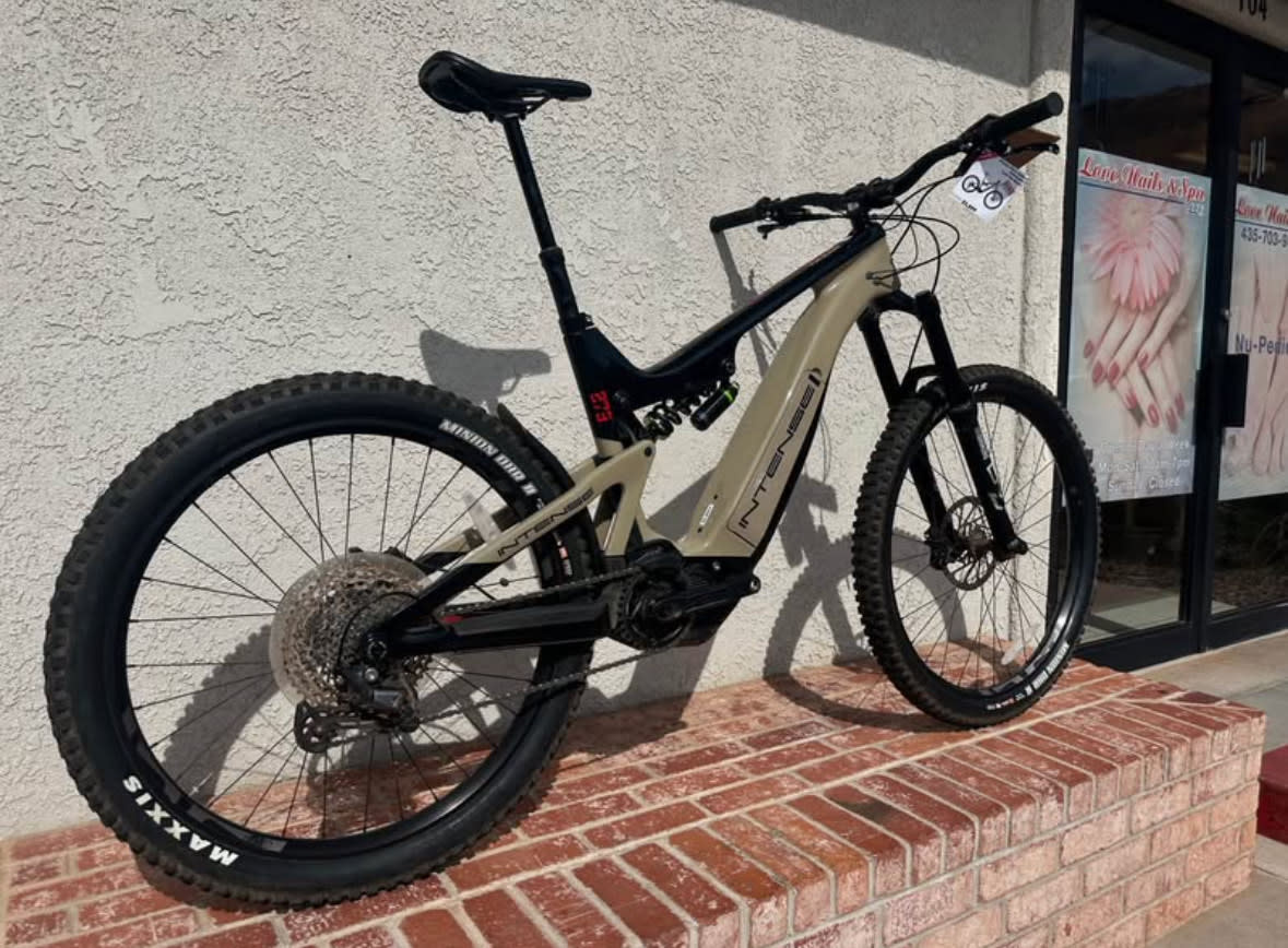 Intense SALE Intense Tazer E-bike, DVO Expert (Large/XL, Tan/black) DEMO