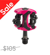 iSSi SALE iSSi Flash III Pedals - Dual Sided Clipless, Aluminum, 9/16", Pink
