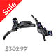 SRAM SALE SRAM, G2 Ultimate A2, MTB Hydraulic Disc Brake, Rear, Post mount, Disc: Not included, Black w/ Rainbow Hardware