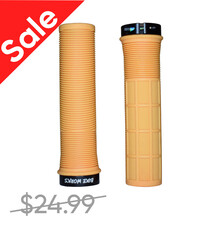 SALE Bike Works Lock On Grips (Tan)