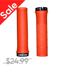 SALE Bike Works Lock On Grips (Red)