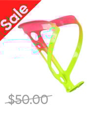 Supacaz SALE Fly Alloy Bottle Cage, Neon Yellow/Neon Pink  NLS