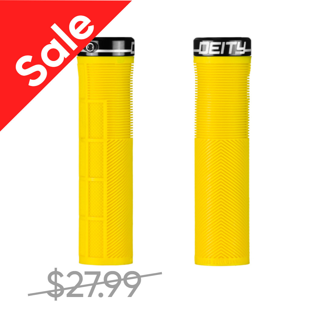 Deity Components SALE DEITY KNUCKLEDUSTER GRIPS - YELLOW