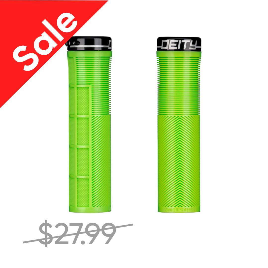 Deity Components SALE DEITY KNUCKLEDUSTER GRIPS - GREEN