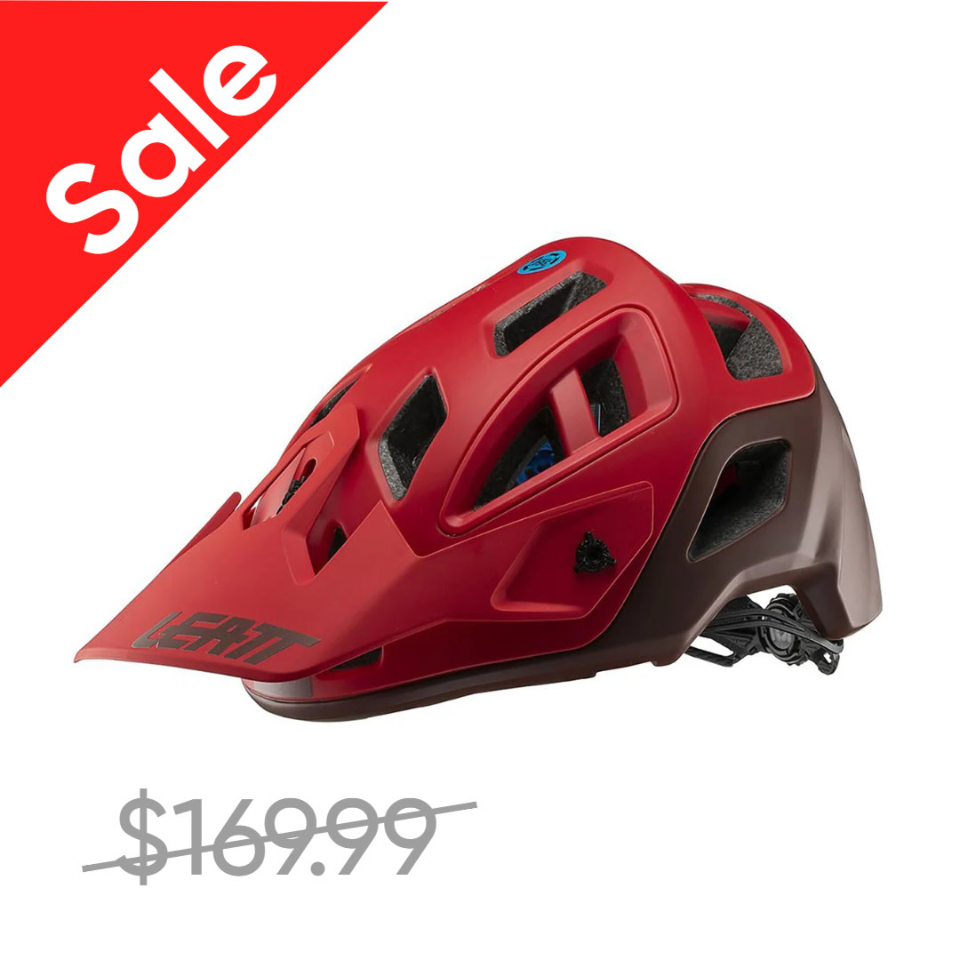 Leatt SALE Leatt DBX 3.0 All Mountain Helmet, Ruby Red - S (51-55cm)