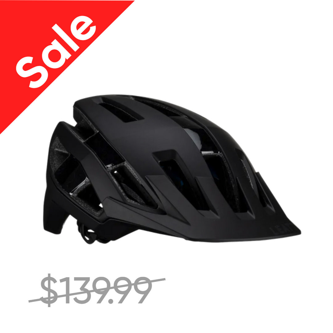 Leatt SALE MTB 3.0 Trail Helmet V2, Large (59-63cm), Black NLA