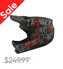 TLD, D3 FIBERLITE HELMET; ANARCHY OLIVE SM WINTER CLEARANCE SALE