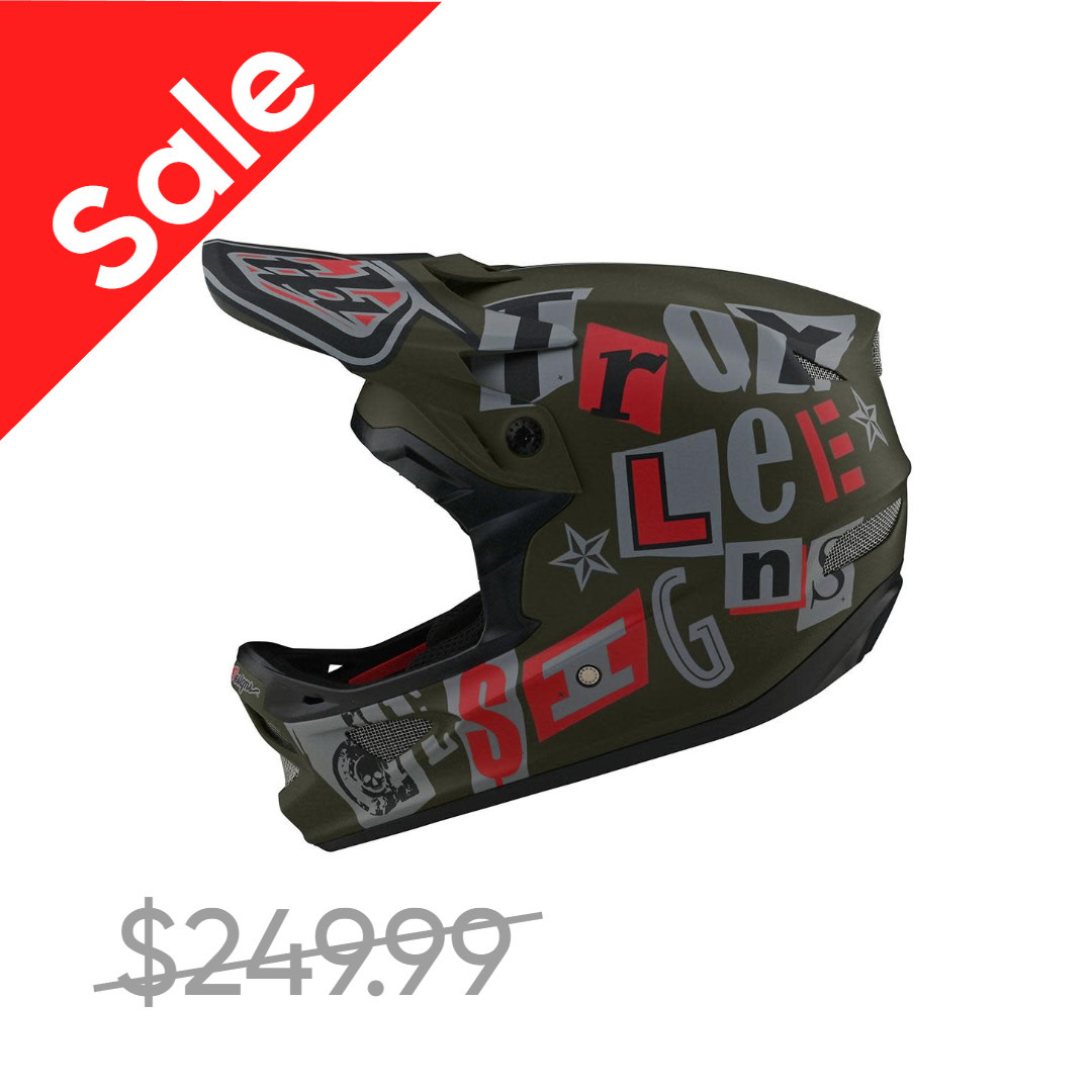 TLD, D3 FIBERLITE HELMET; ANARCHY OLIVE SM BLACK FRIDAY SALE