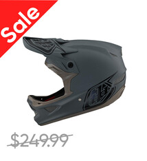 TLD, D3 FIBERLITE HELMET; STEALTH GRAY XS WINTER CLEARANCE SALE