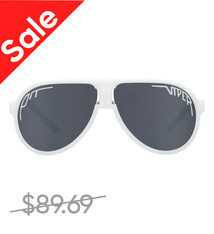 Pit Viper Pit Viper The Miami Nights Polarized  Silver Jethawk BLACK FRIDAY SALE