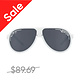 Pit Viper Pit Viper The Miami Nights Polarized  Silver Jethawk Eyewear Sale