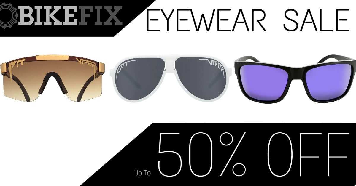 The Bike Fix Eyewear Sale, Up to 50% Select Eyewear