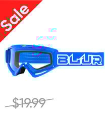 Blur Blur B-Zero Goggle, Blue, Clear Lens BLACK FRIDAY SALE