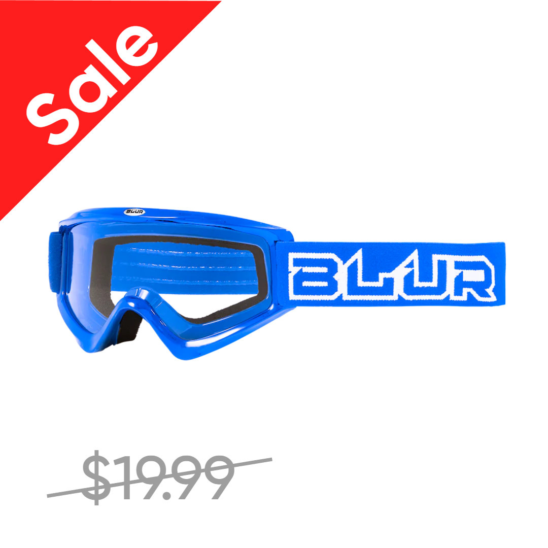 Blur Blur B-Zero Goggle, Blue, Clear Lens BLACK FRIDAY SALE