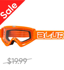 Blur Blur B-Zero Goggle, Orange, Clear Lens WINTER CLEARANCE SALE