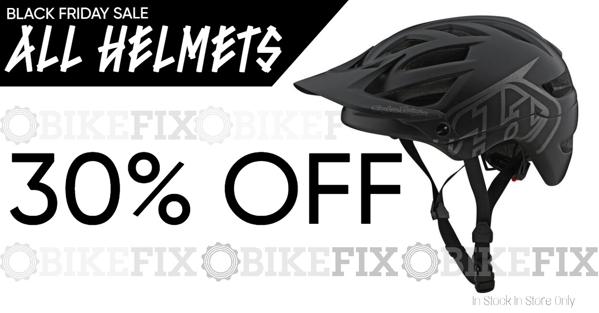 30% OFF ALL HELMETS IN STORE ONLY 